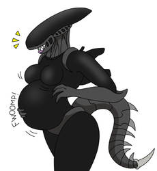 Com Xeno Girl pregnant Expansion Part1