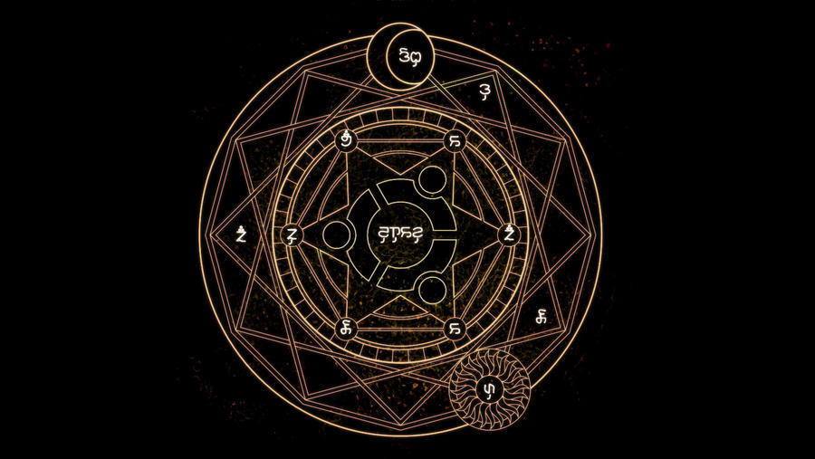 Пентакль фортуна. Пентаграмма магия Соломона. Магический круг магия сигилы. Эзотерические символы. Мистические символы.