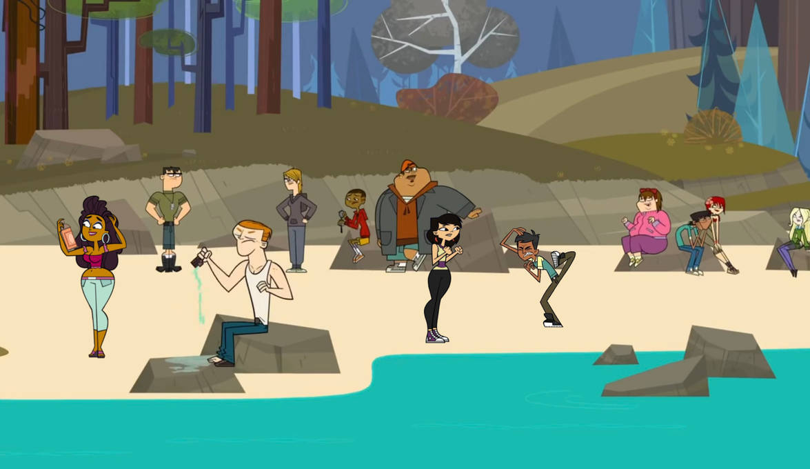 Contestants on Shore - TDROTI (REWRITTEN) by MysticTJ23 on DeviantArt