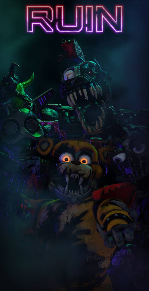 FNaF/Blender] Dlc ruin Security Breach :] by mariklove2007 on