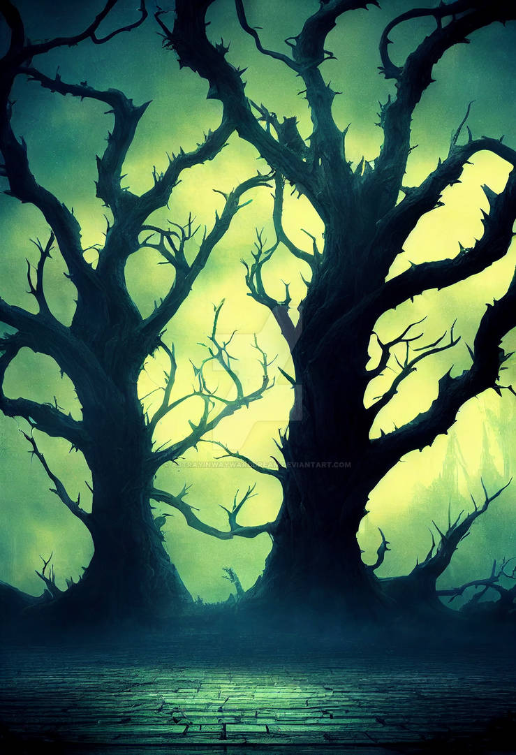 Horror Trees by AstrayinWaywardDream on DeviantArt