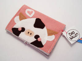 Pudding Cow Card Wallet