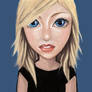 Scary Big Eyed Girl Doll Thing