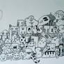 Monster doodle