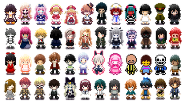 Practicing pixels! RPG Horror Games !(Batch 3)