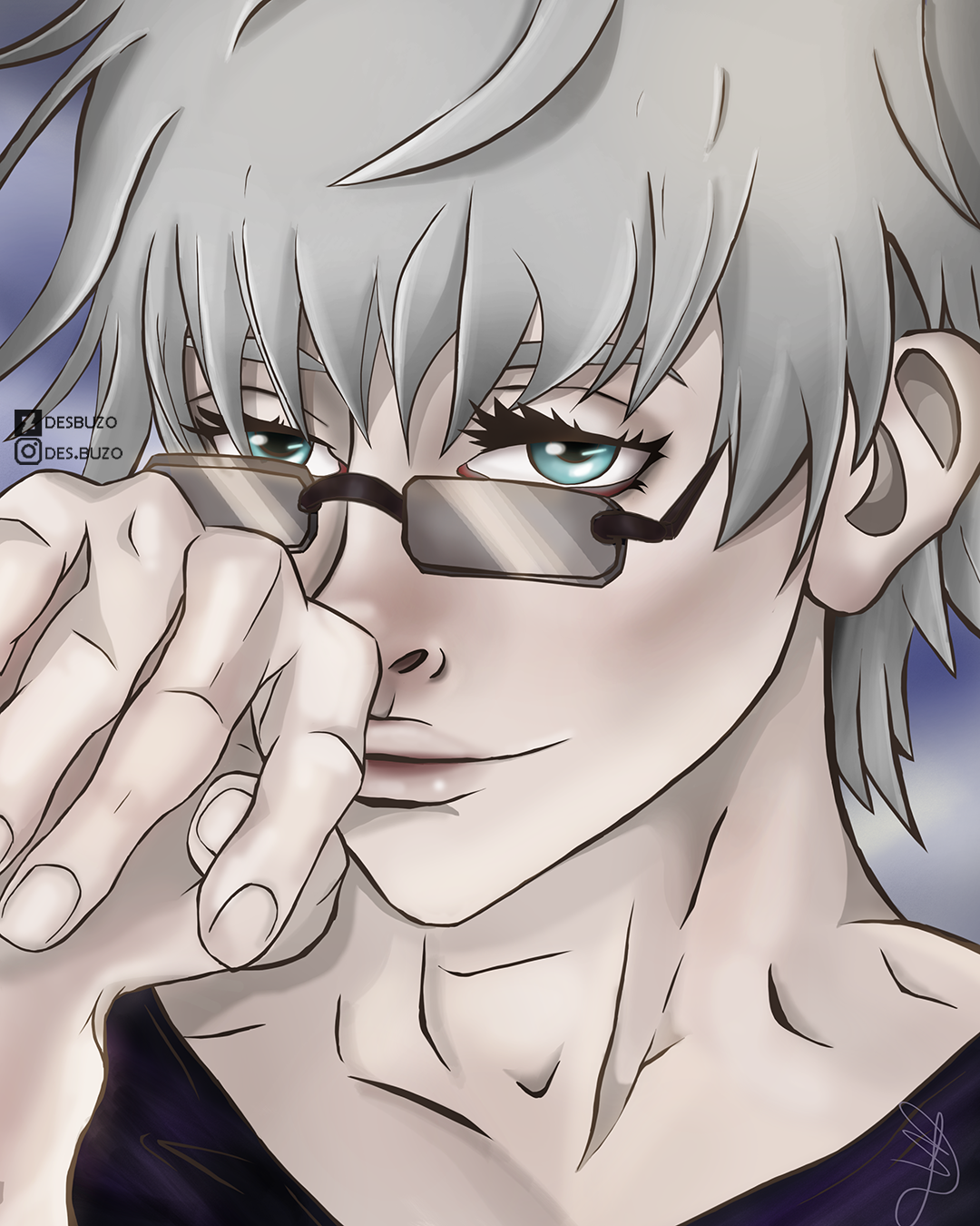 Gojo Satoru Fanart By DesBuzo On DeviantArt gojo-satoru-fanart-by-desbuzo-on-deviantart