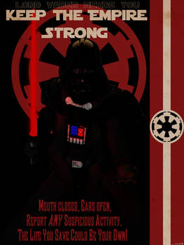 Keep the Empire Strong (WWII style Poster)