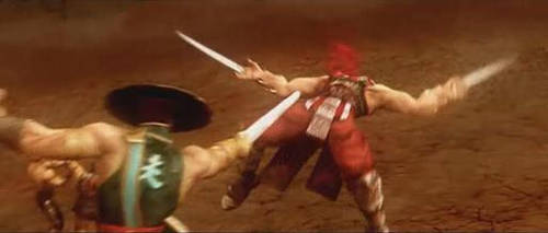Baraka shreds Kung Lao (Fatality) by DeathColdUA on DeviantArt