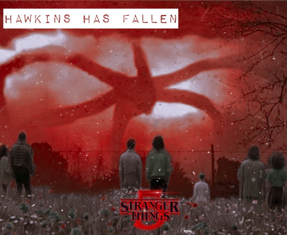 my first fan poster, for stranger things season 5 : r/StrangerThings