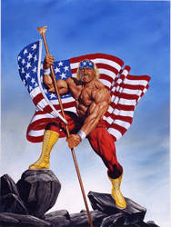 Hulk Hogan Real American  by leonrock84