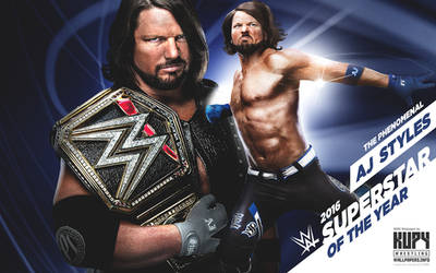 AJ styles wallpaper by leonrock84