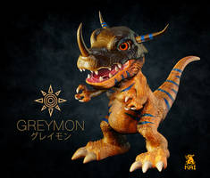 Realistic Digimon: Greymon