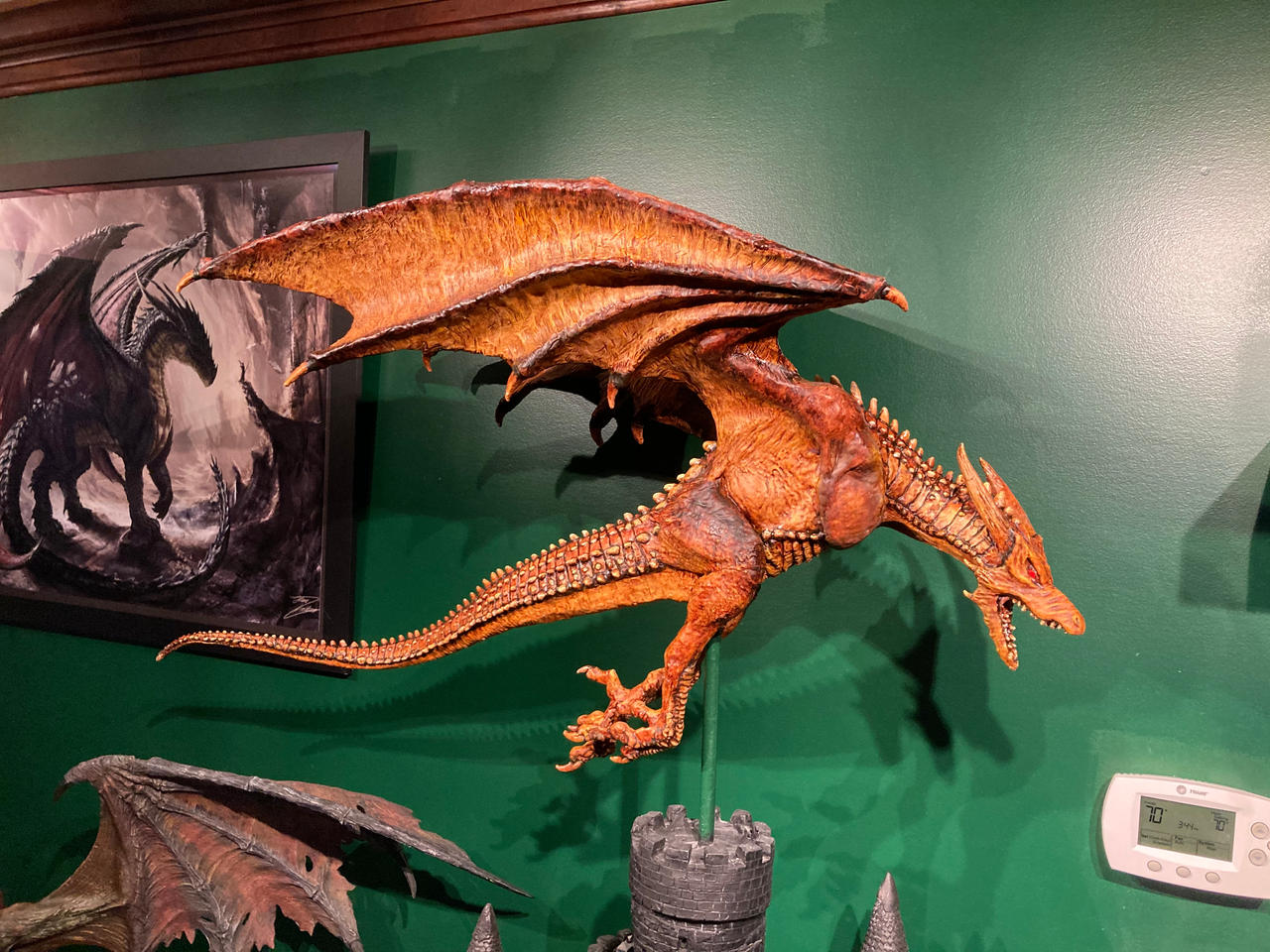 Large Dragon Model Dragon model kit bash by joeheil on DeviantArt