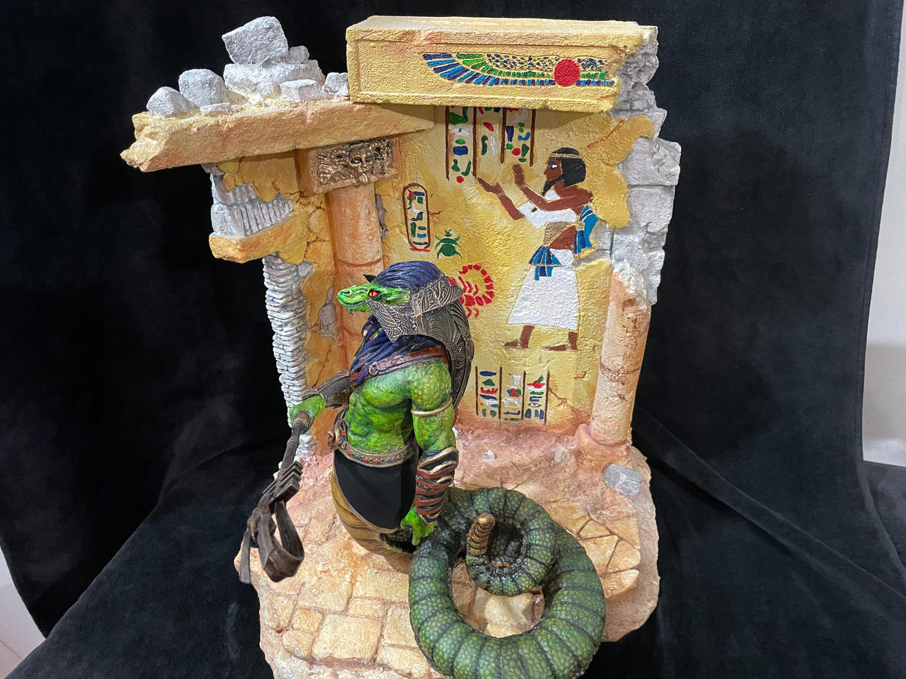 Kitbash Medusa Egyptian dragon god by joeheil on DeviantArt