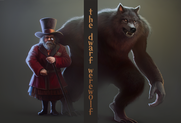 Victorian Age Dwarf Werewolf