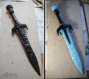 Stalhrim Dagger wip - Skyrim- painting