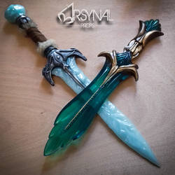 Weapons for Bosmer cosplay photoshoot