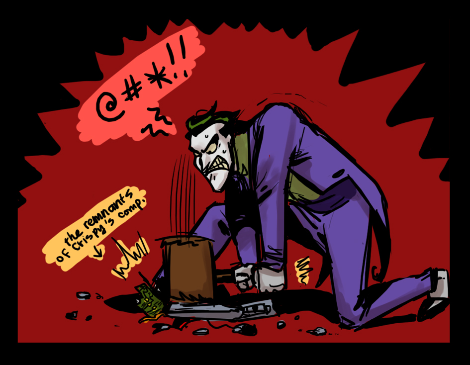 Joker Smash by crumblygumbly on DeviantArt