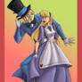 Mad Hatter and Alice