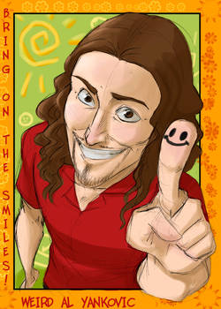 Weird Al Smile colored