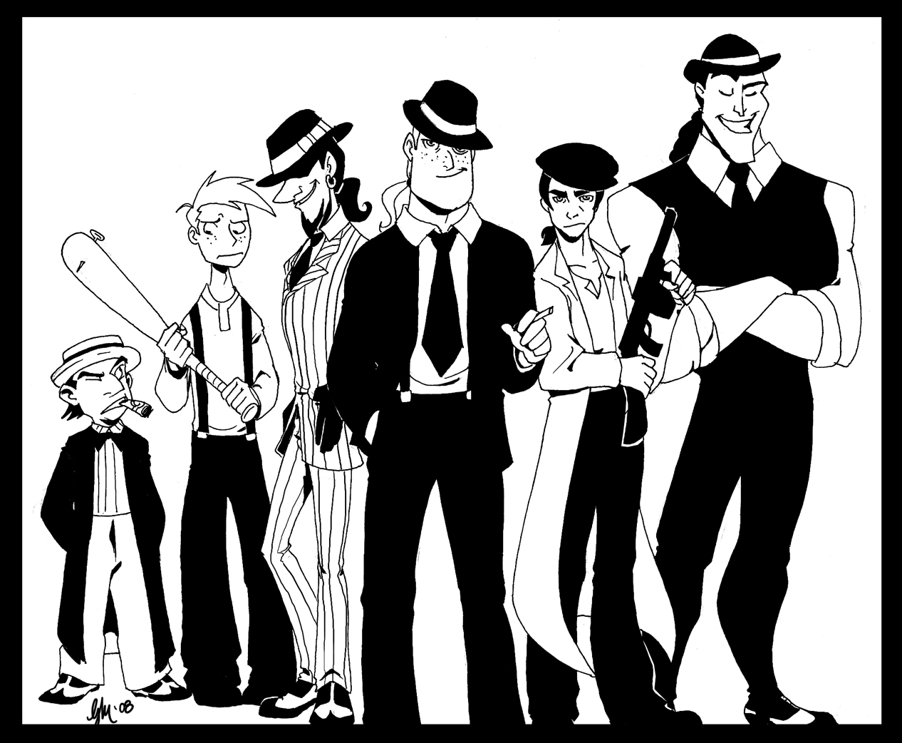 1920 AU: Piner's boys