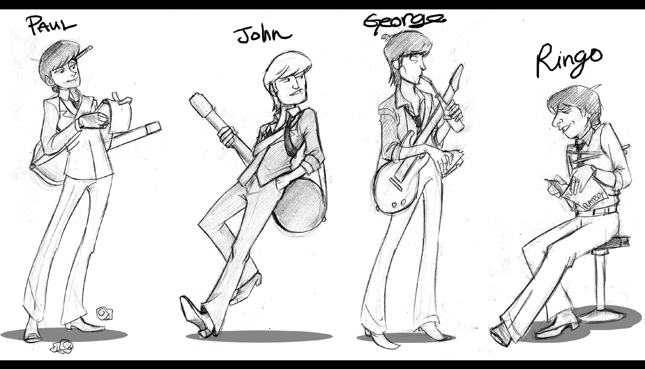 If I made a Beatles cartoon...