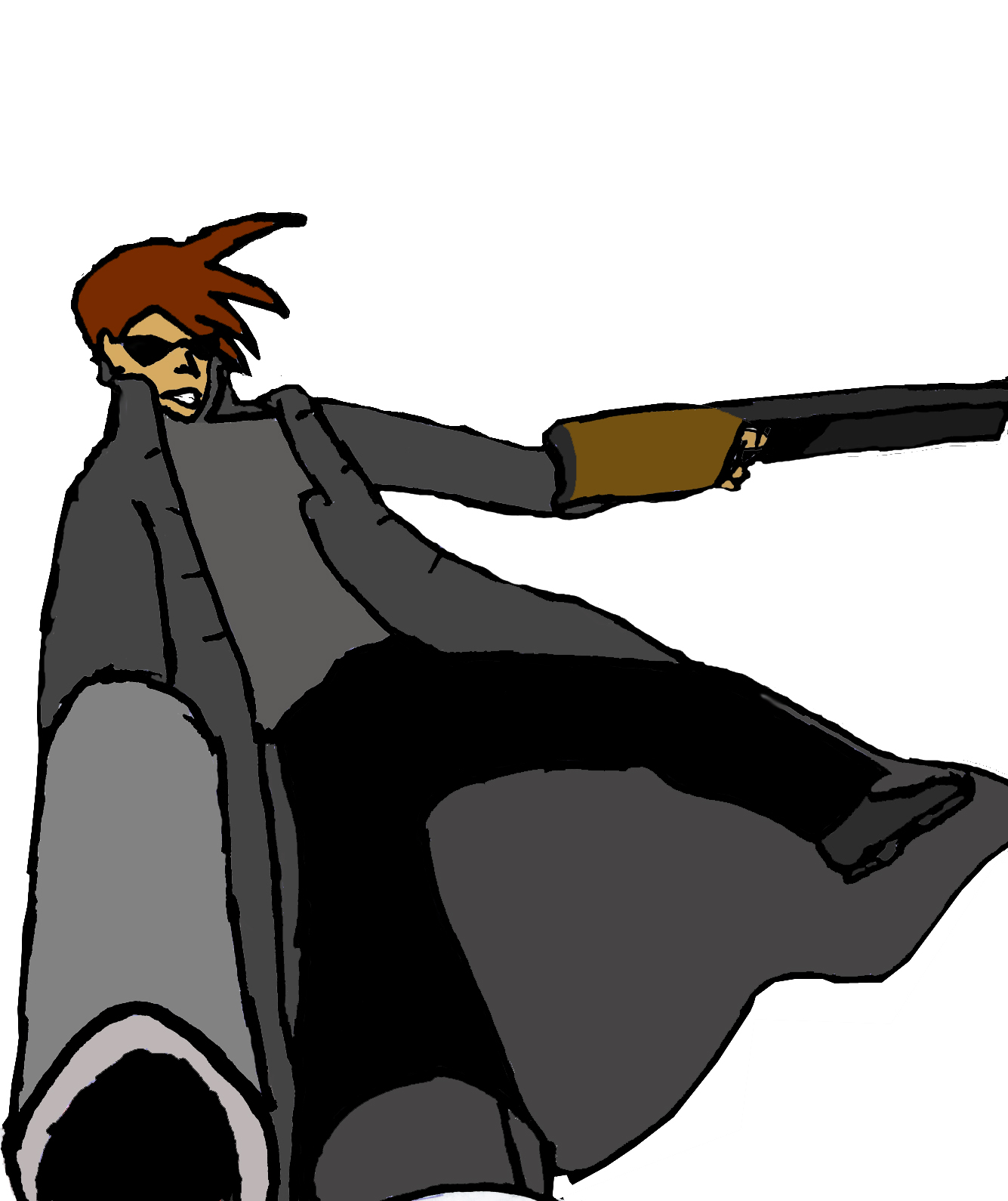 Gun Ryu Ryu Allende with guns by Randyman on DeviantArt
