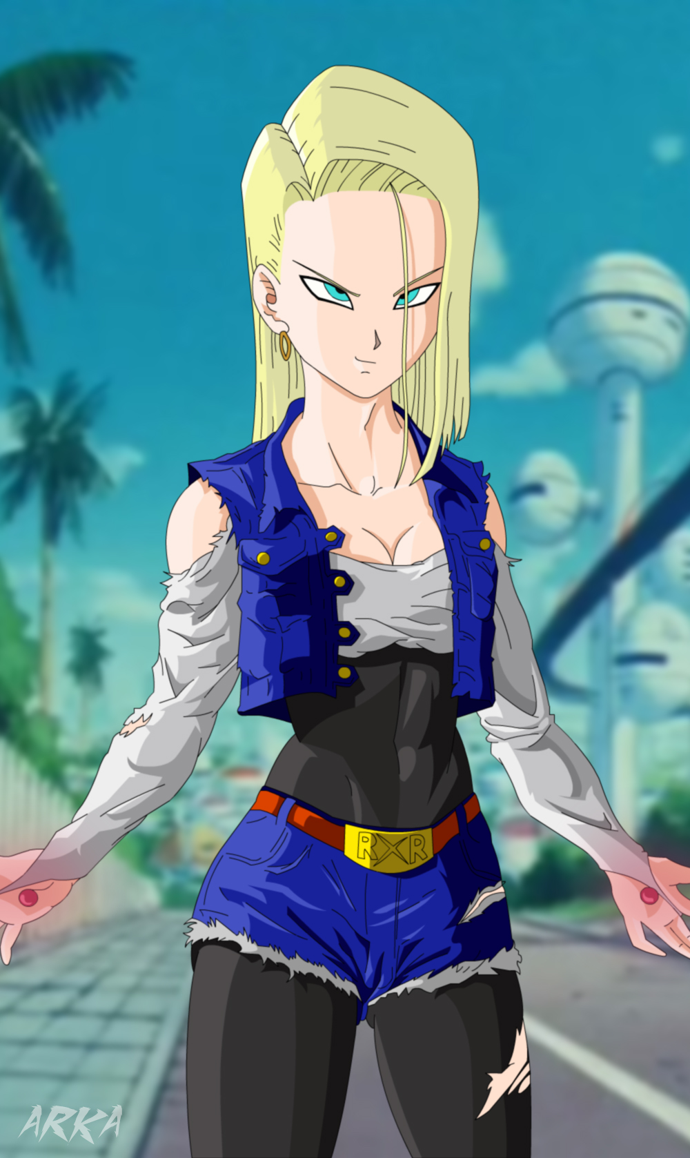 Super Androide 18 Super Android 18 By Cffc2010 On Deviantart 