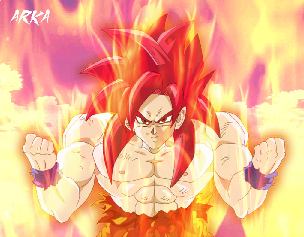 Goku Super Saiyajin Deus SSGOD SSJG God Red by WeverthonGTABR on DeviantArt