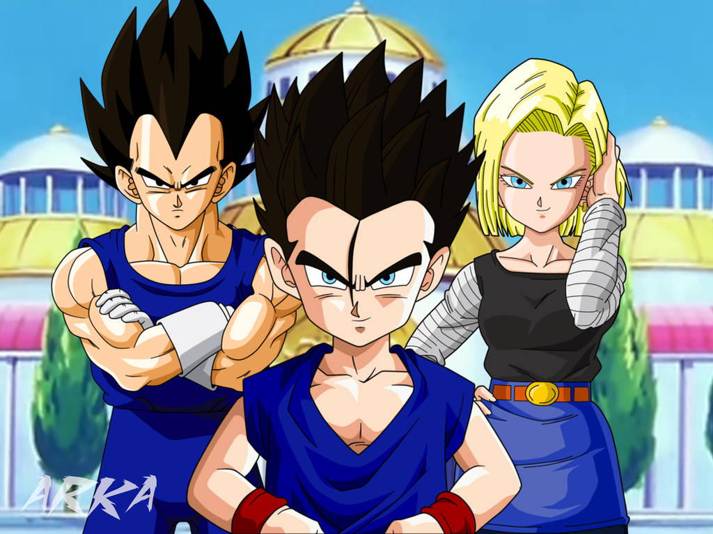 Lapis (Hijo de Vegeta y N18 o Lazuli) by CFFC2010