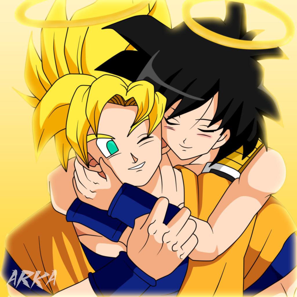 Goku y Gine (Goku and Gine) by CFFC2010