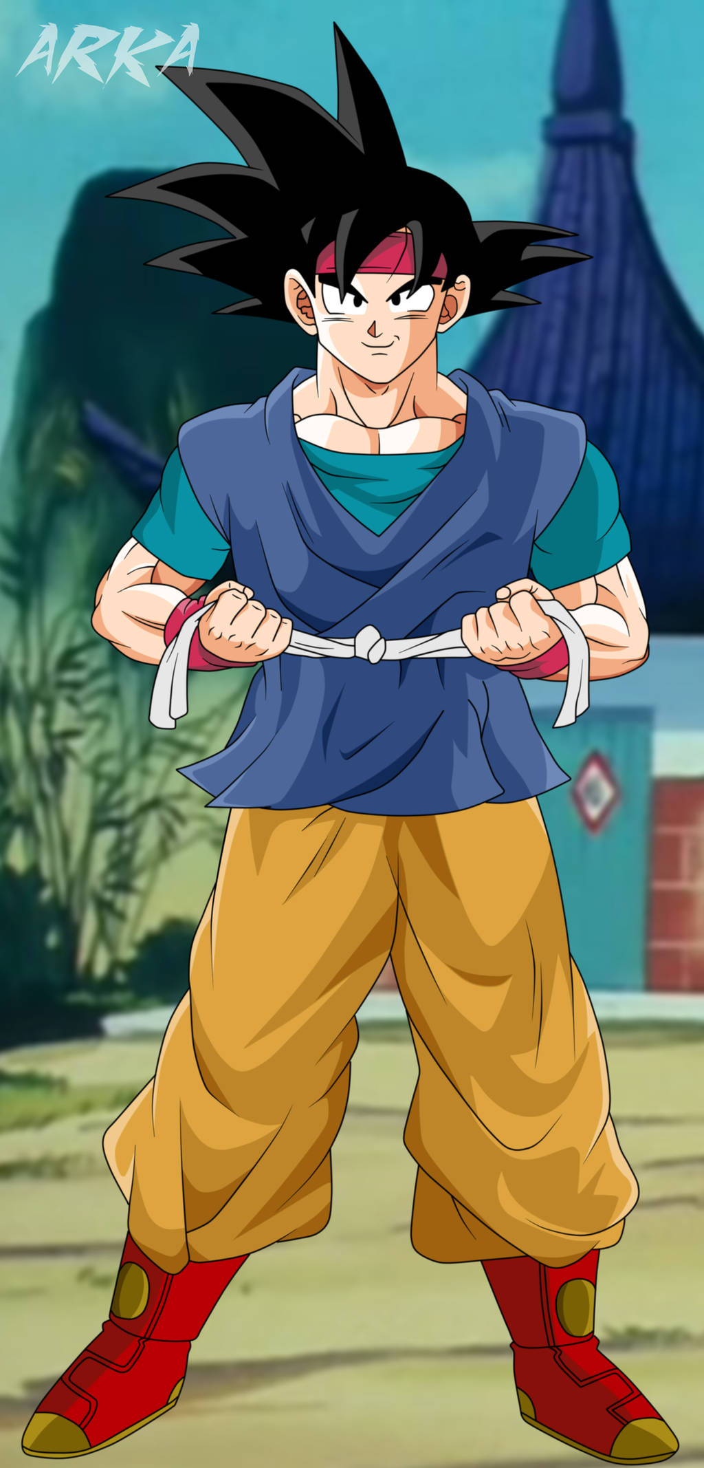 Goku Jr Adulto (Adult Goku Jr) by CFFC2010