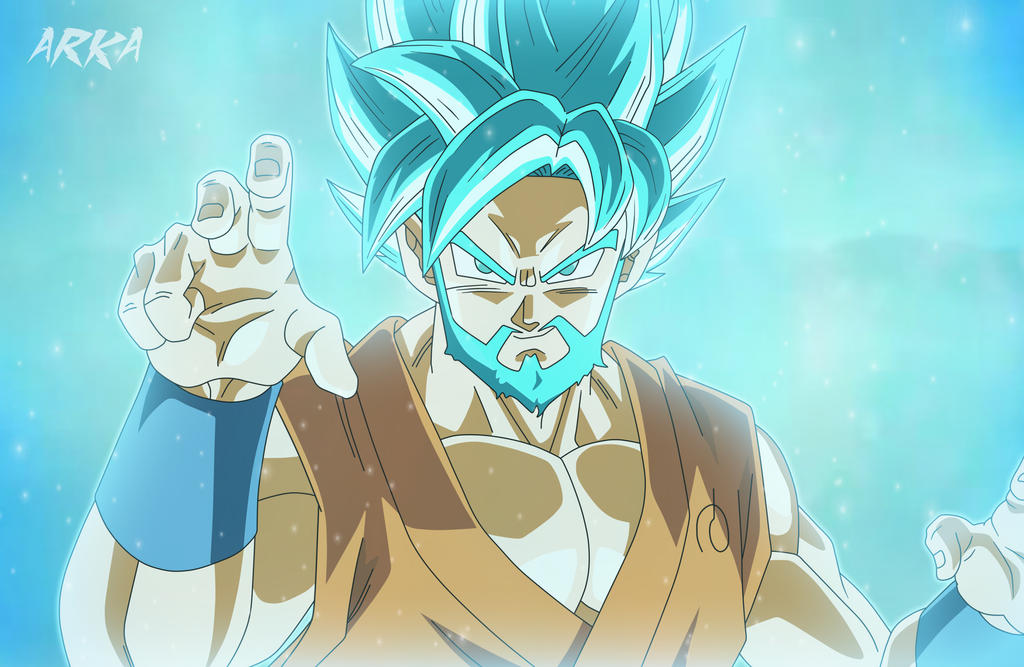 Goku SSGSS Beard by CFFC2010