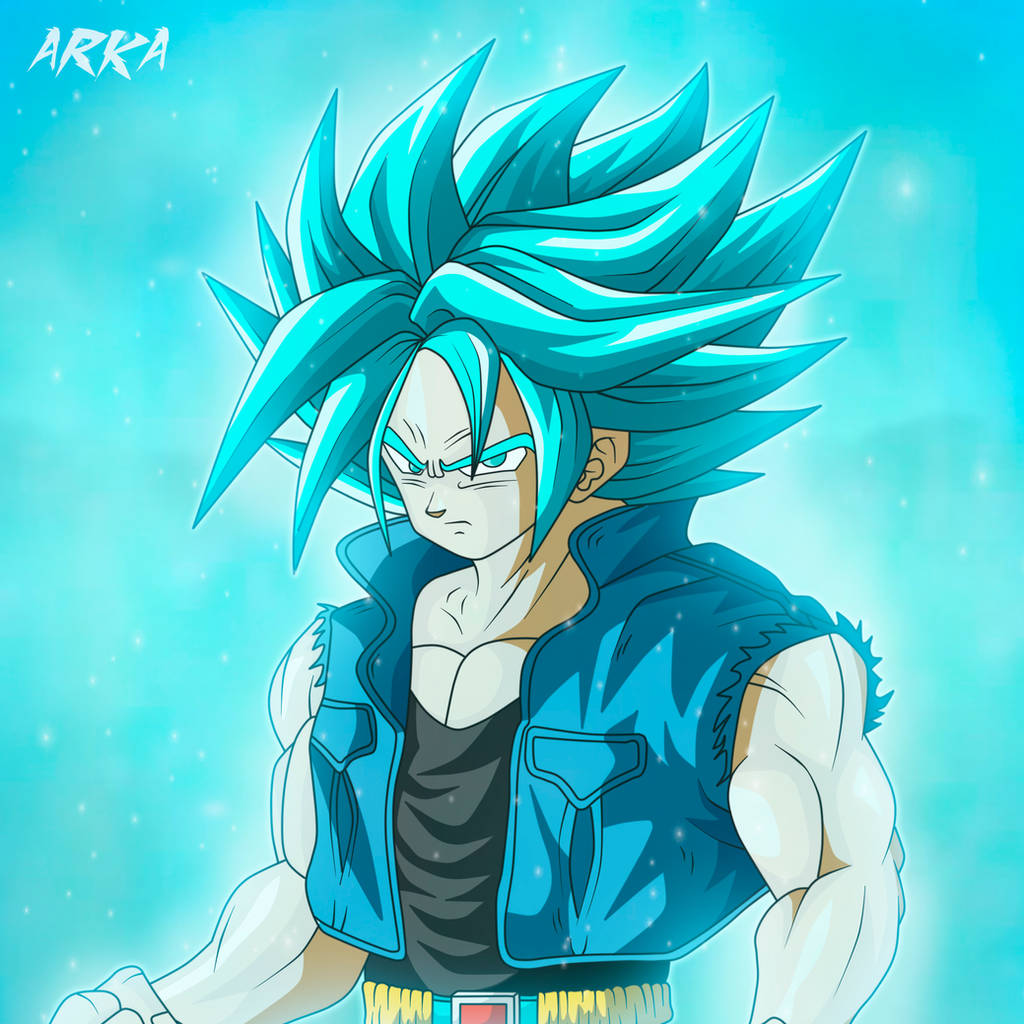 Trunks Super Saiyan Blue - Super Saiyajin Azul by CFFC2010
