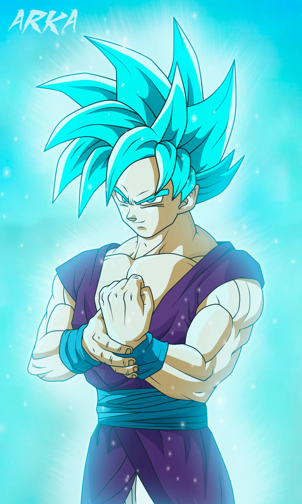 Kal Super Saiyan Blue - Super Saiyajin Azul by CFFC2010