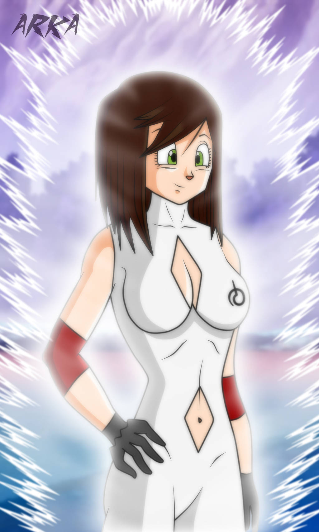Suki Female Saiyan - Saiyajin Mujer by CFFC2010