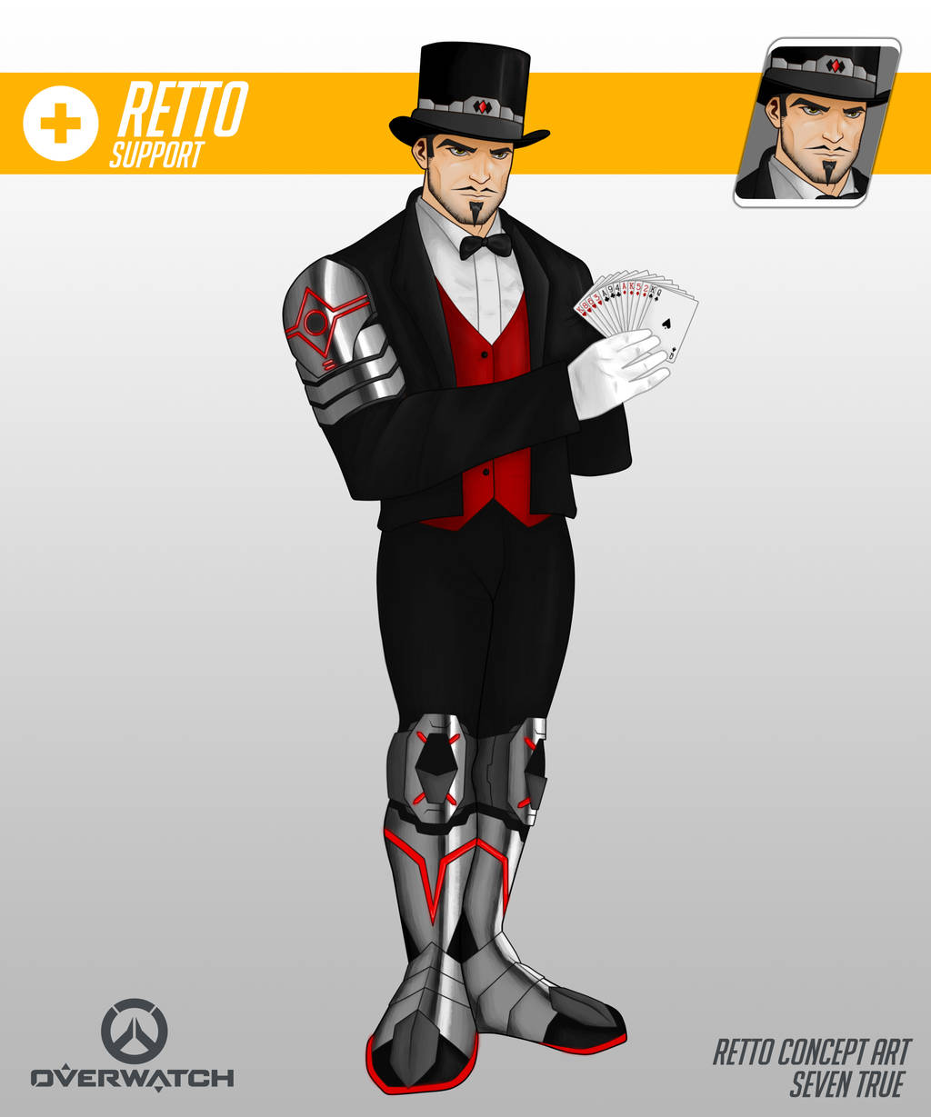 Retto The Magician - Overwatch Fan Character by CFFC2010