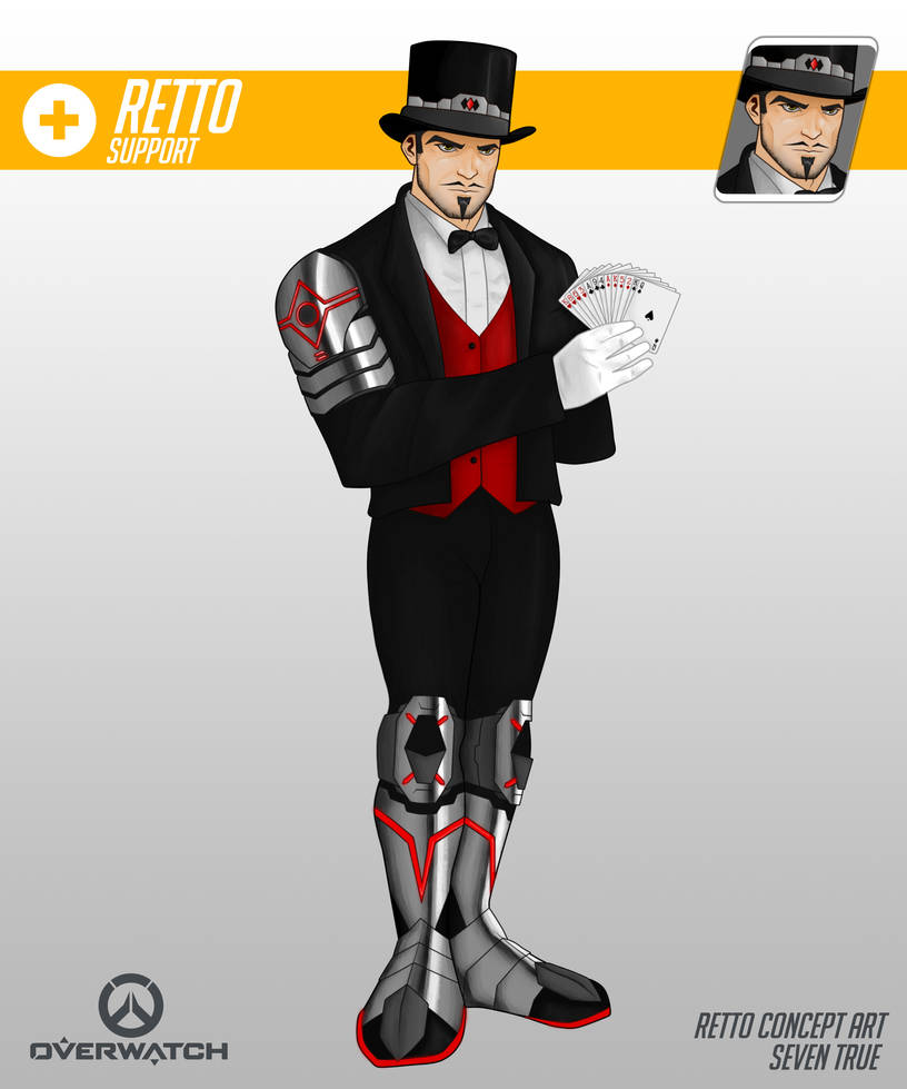 Retto The Magician - Overwatch Fan Character by CFFC2010