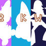 Team BKWD silhouettes