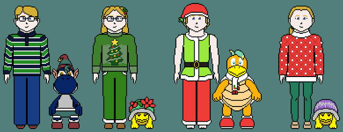 J-Yoshi64 Christmas Party outfits