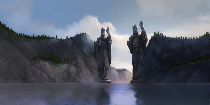 Across Middle-Earth - Khazad-Dum by ralphdamiani on DeviantArt