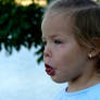 little girl waiting..