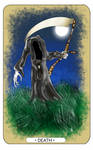 MEDIEvil -Death tarot card