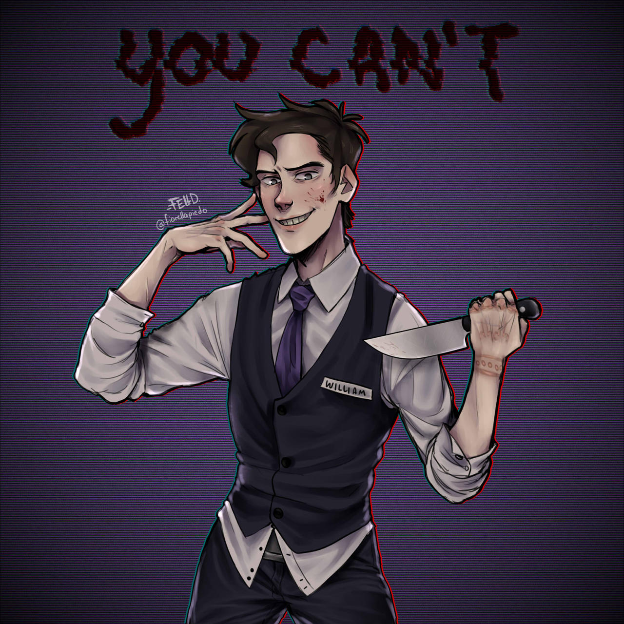 William Afton YOU CAN'T by FioreCor on DeviantArt