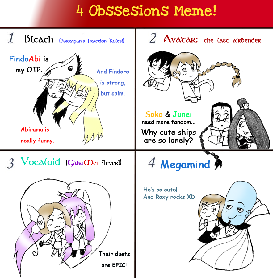 4 Obssesions Meme