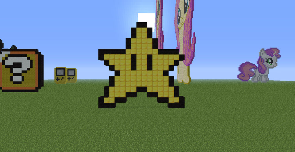 Minecraft mario star