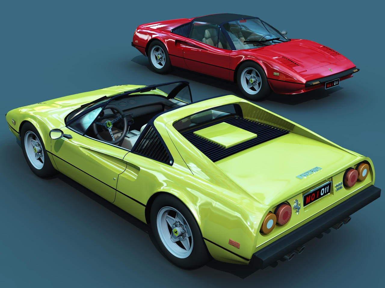 FERRARI 308 GTS by 3DClassics on DeviantArt