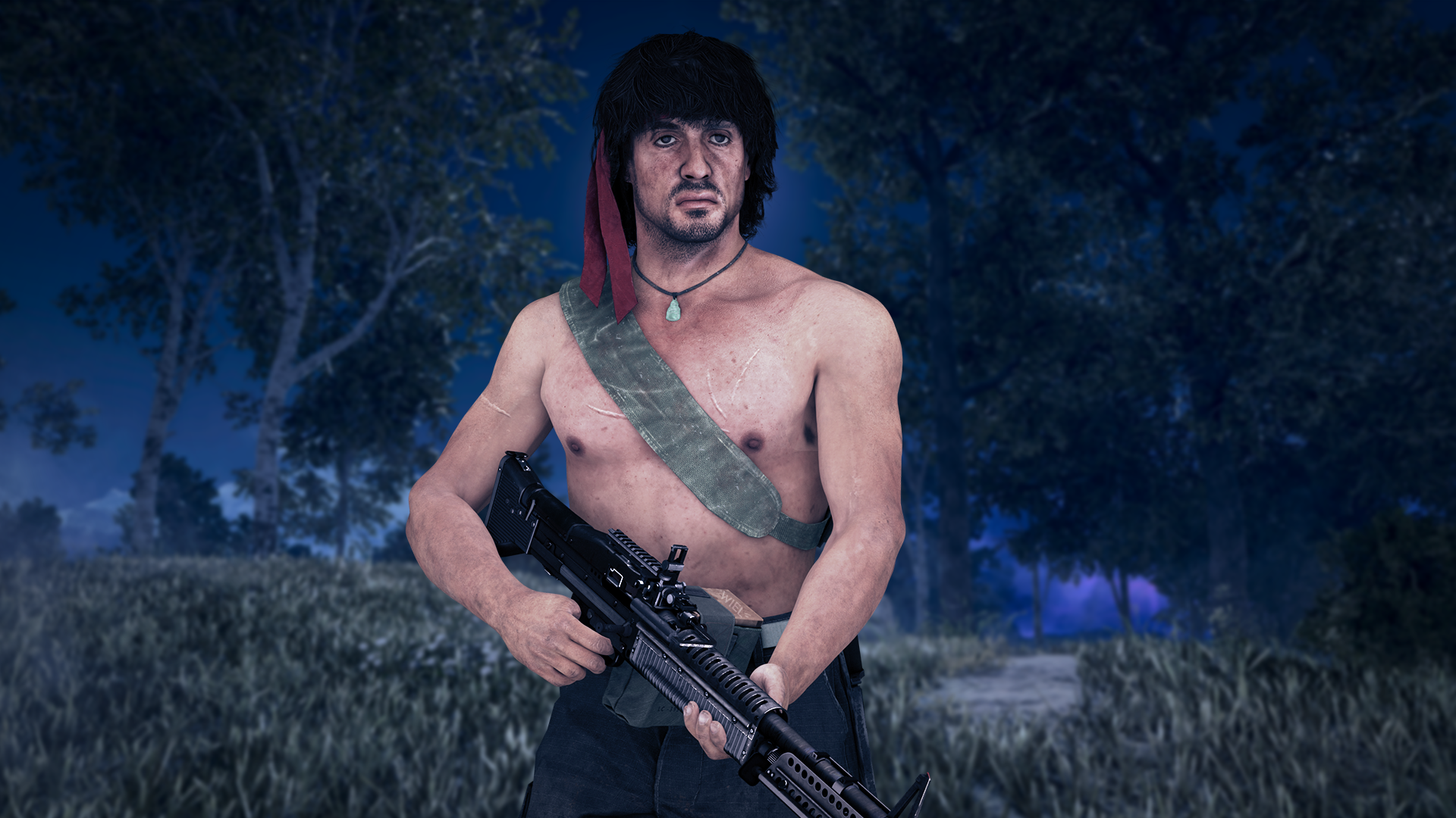 Call of Duty Rambo Render by OfficialWiel on DeviantArt