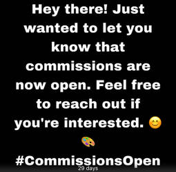 Commission are open