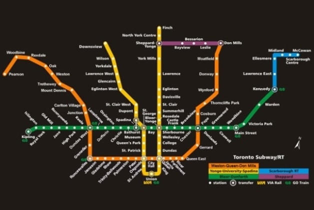 Future proposed subway map TTC by theediteer on DeviantArt